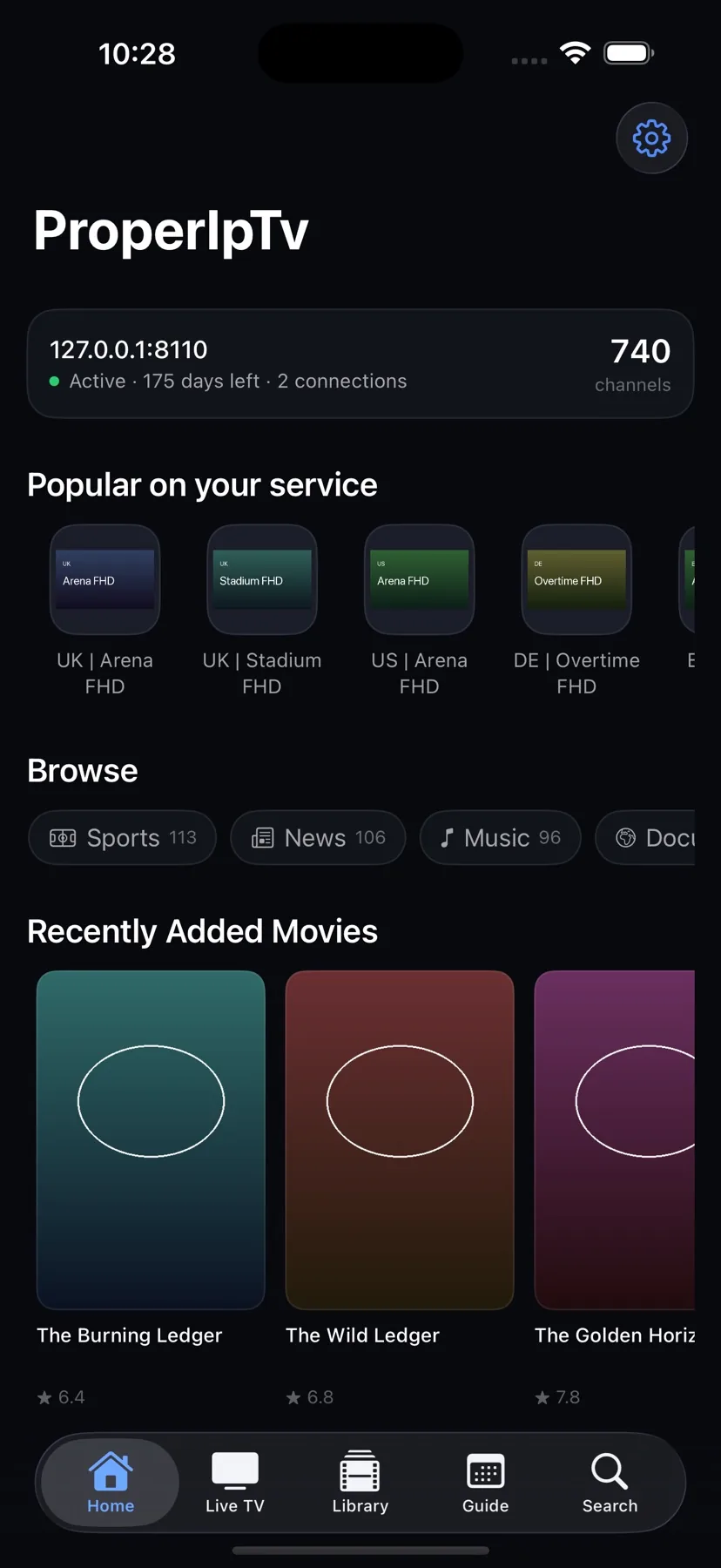 ProperIpTv official App Store screenshot 2